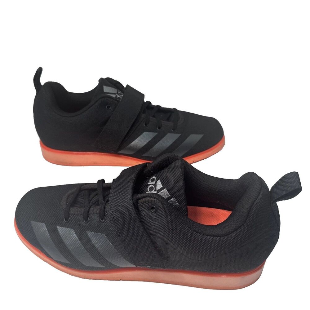 adidas Powerlift 4 Men’s 13.5 Black Signal Coral Weightlifting Shoes EF2981